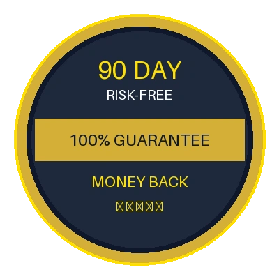 60 Day Money Back Guarantee Gold Seal Badge